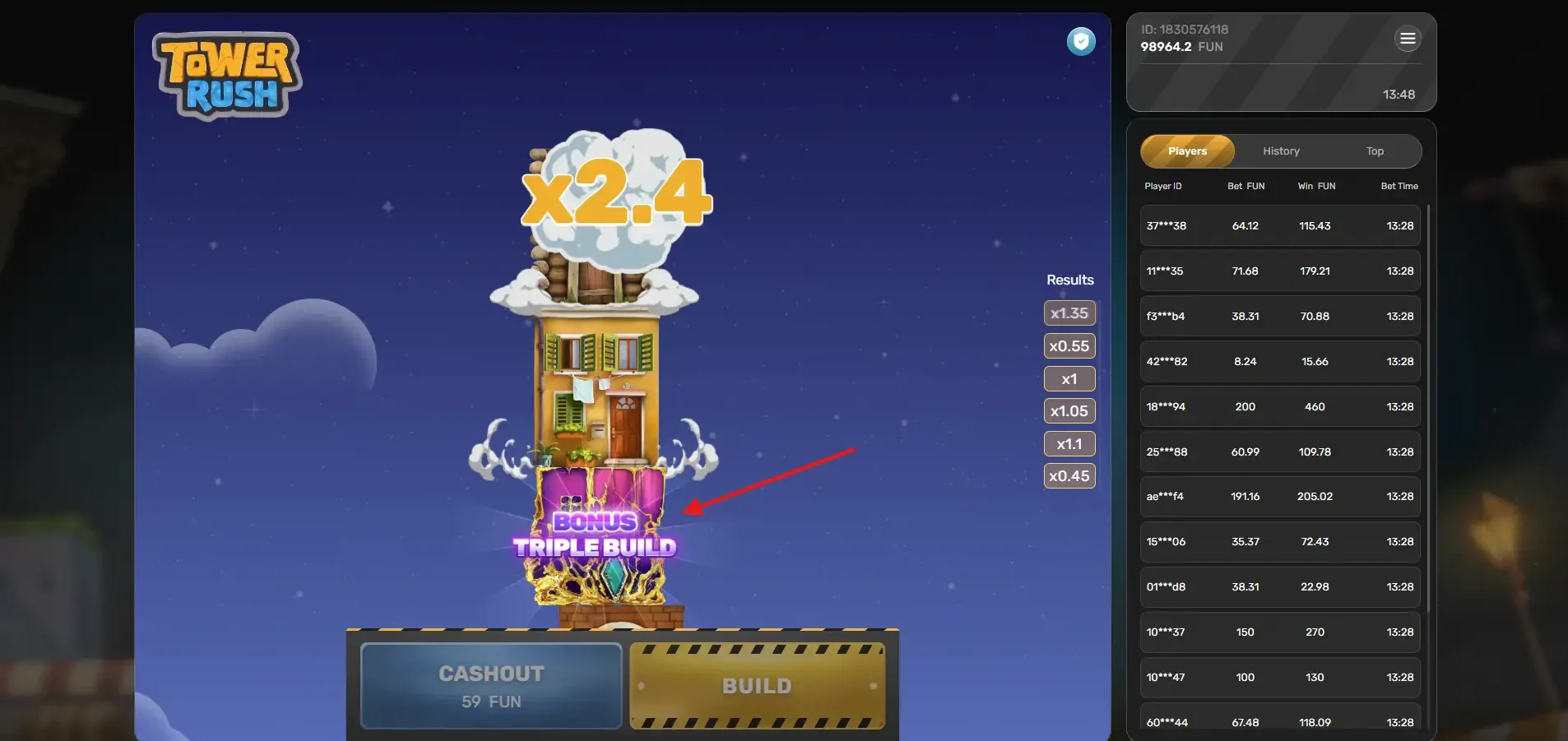 Tower Rush strategy guide — bankroll management, auto cash-out and bonus floors explained